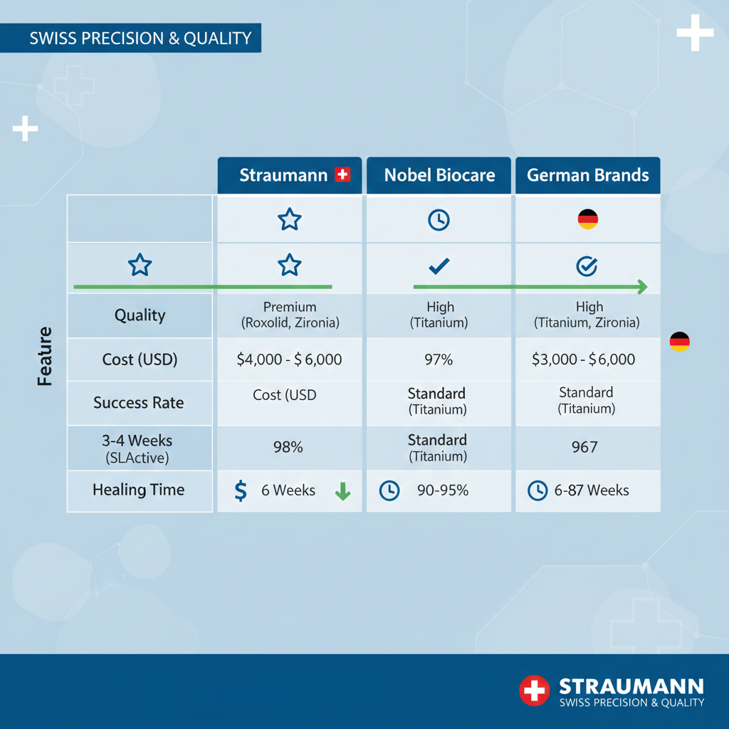 مميزات وعيوب زرعات الأسنان ستراومان