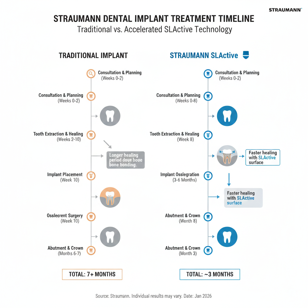 غرسات الأسنان ستراومان