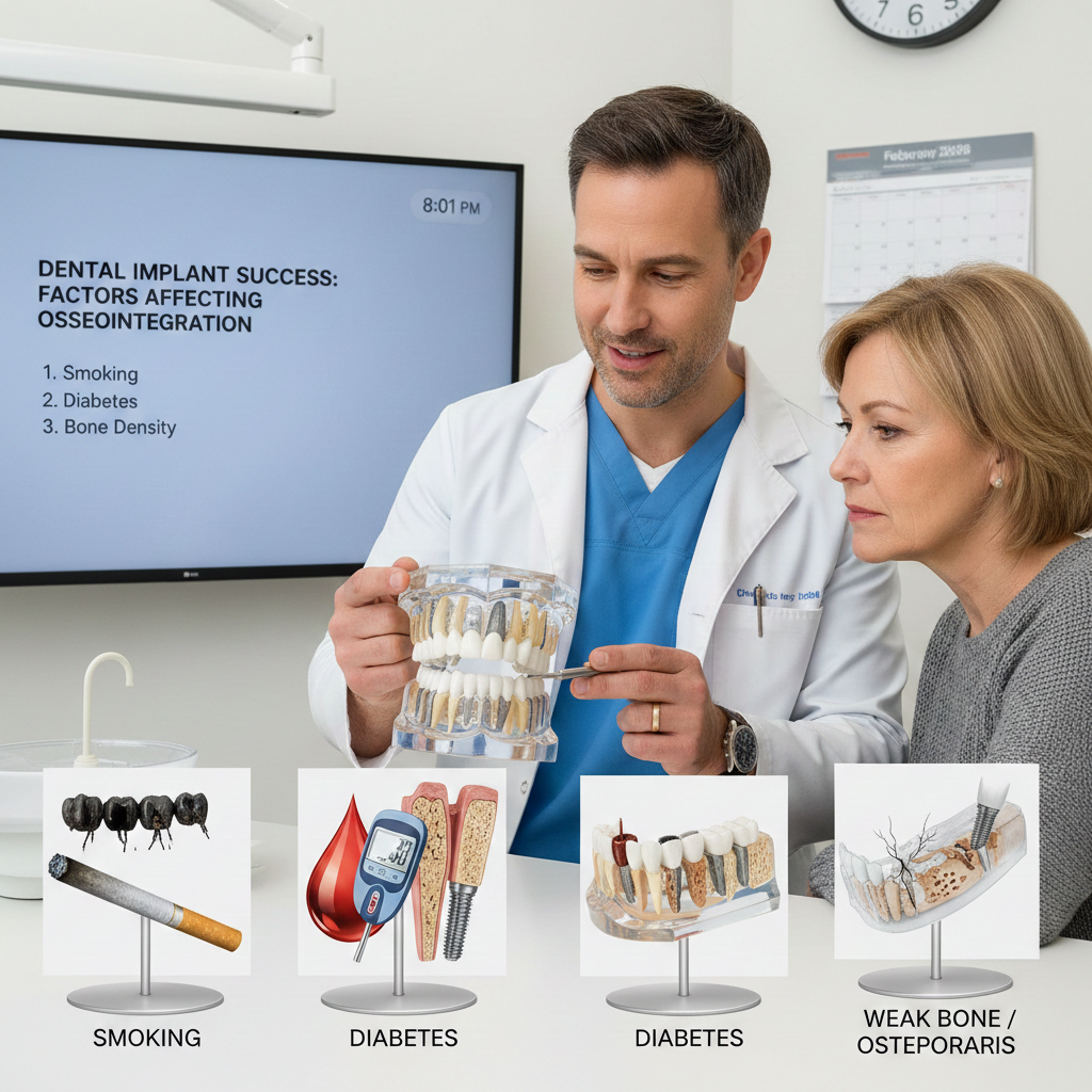 زراعة الأسنان للحالات الصعبة (مدخنين – السكري – العظم ضعيف)