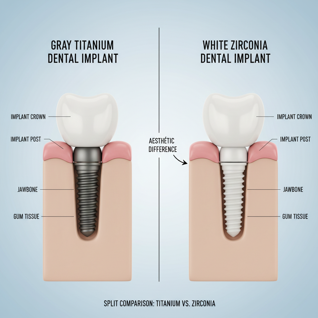 زراعة الأسنان بالزيركون