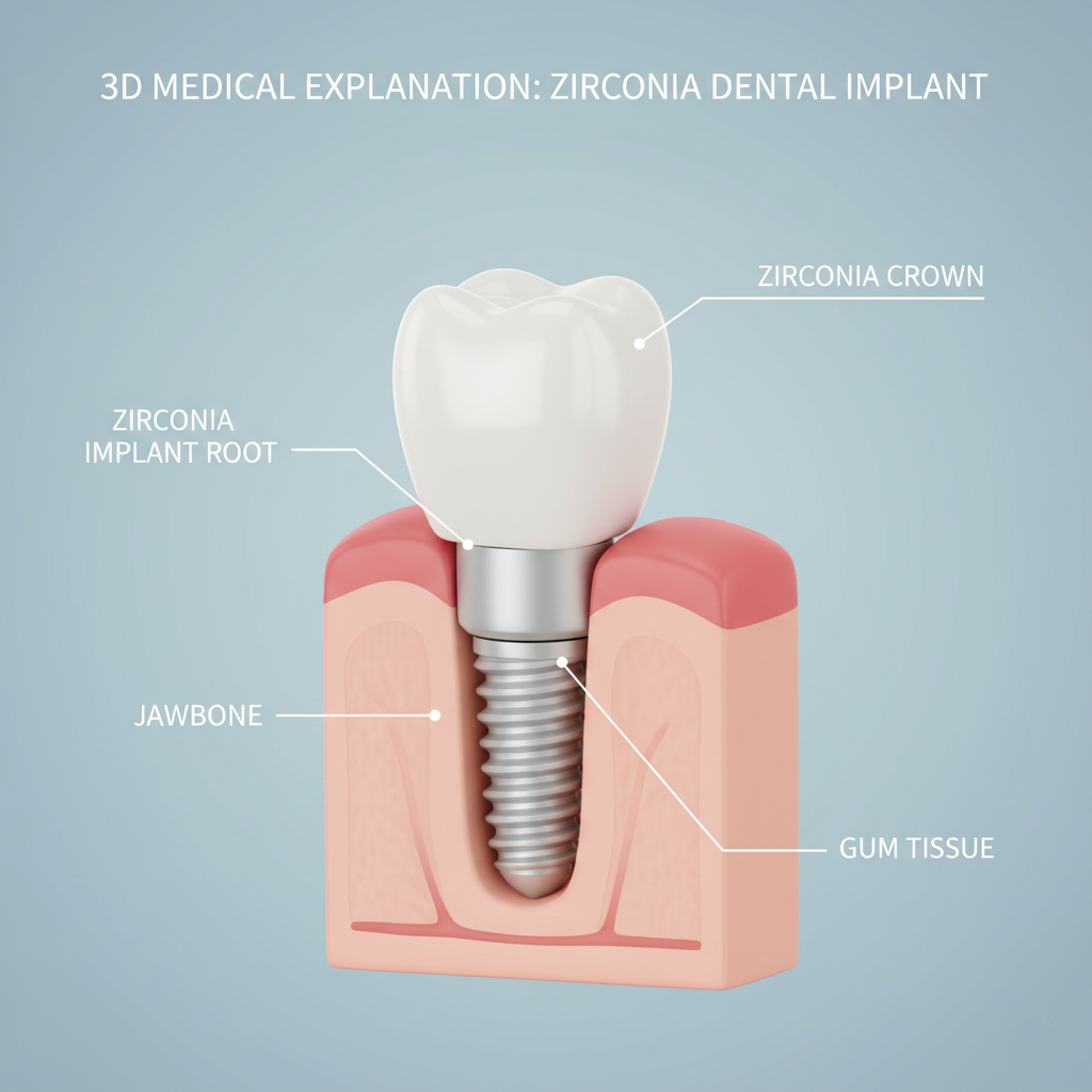 زراعة الأسنان بالزيركون