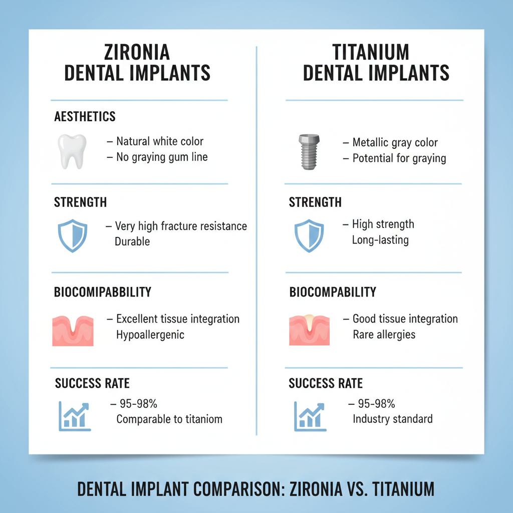 زراعة الأسنان بالزيركون