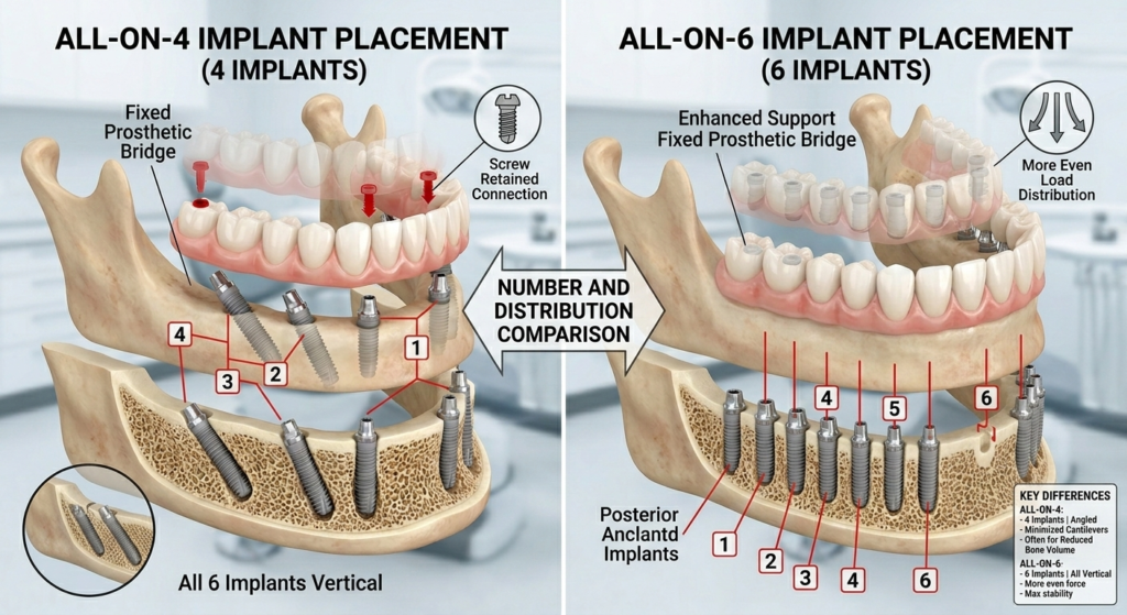 زراعة الأسنان بتقنية All-on-4