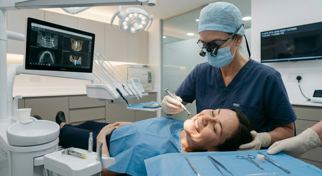 تطعيم العظم في زراعة الأسنان