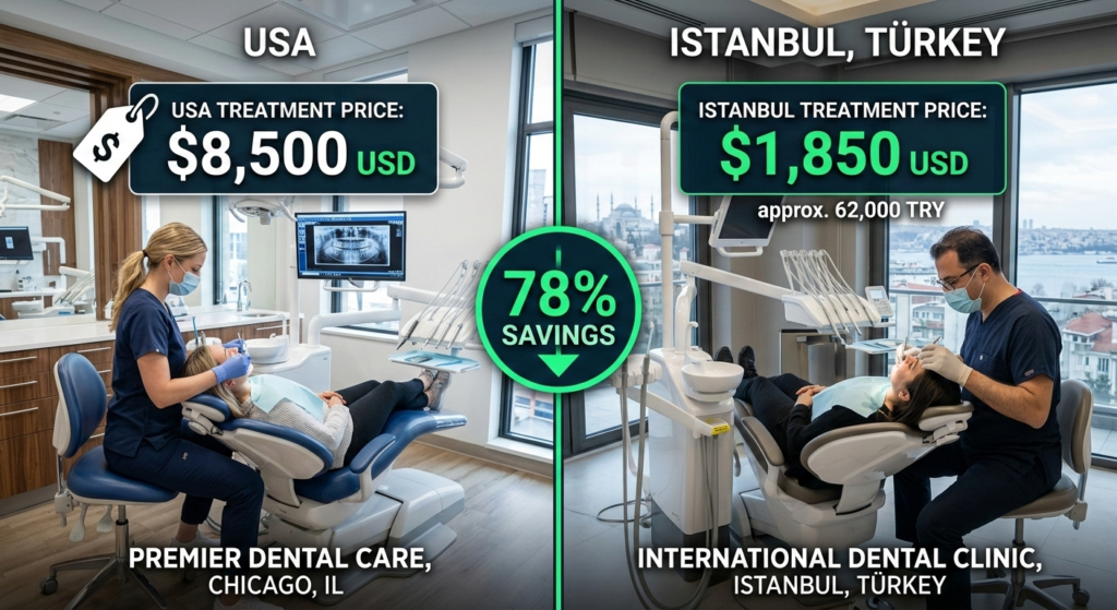 تكلفة زراعة الأسنان في أمريكا