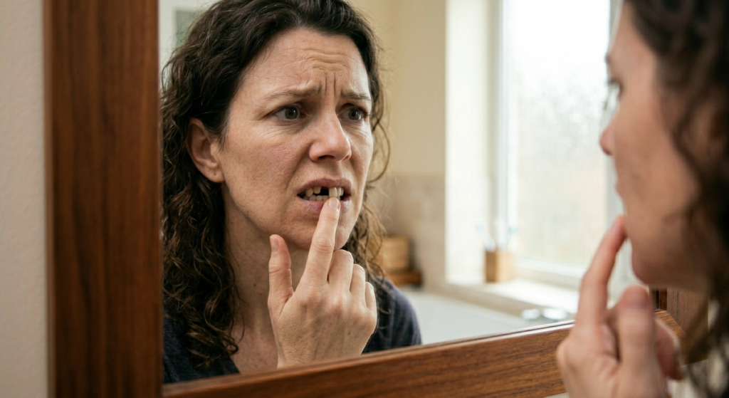 بحاجة لزراعة أسنان