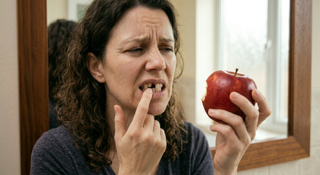 بحاجة لزراعة أسنان