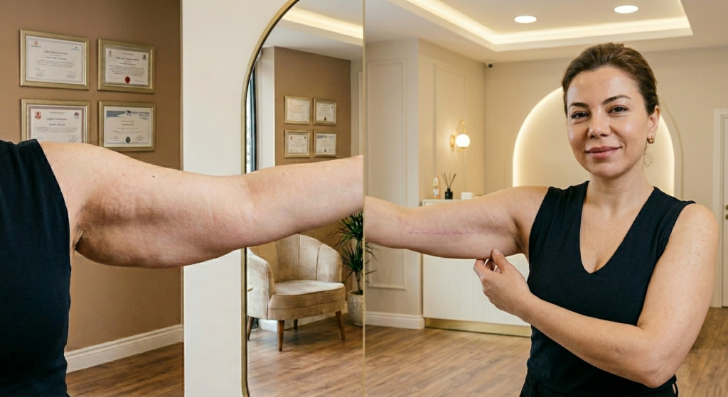 شد الذراعين (Brachioplasty)